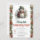 Search for snowman seasonal invitations Classic
