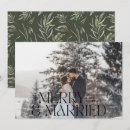 Search for wedding photo christmas cards Merry and married