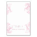 Search for safari place cards Toile de jouy