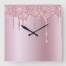 Search for pink drip clocks Glam