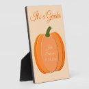 Search for fall pumpkin plaques Orange