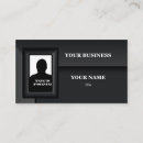 Search for indestructible business cards Black