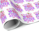 Search for big sister wrapping paper For her