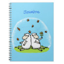 Search for cute sheep notebooks Cartoon