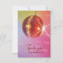 Search for disco ball thank you cards Celebration