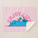 Search for cookie monster sesame street blankets Blue puppet