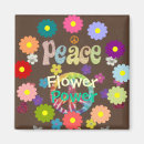 Search for peace flower magnets 1960s