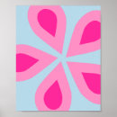 Search for floral blue posters Pink