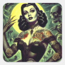 Search for tattoo woman stickers Gothic