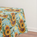 Search for the sunflower tablecloths Bees
