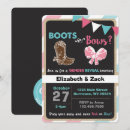 Search for boots or bows gender reveal Boy