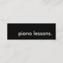 Search for lesson business cards Black and white