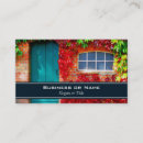Search for autumn leaves business cards Red