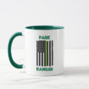 Search for park rangers mugs Thin green line