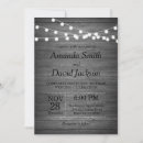 Search for wood barn wedding wedding invitations String lights