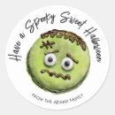 Search for frankenstein stickers Trick or treat
