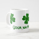 Search for shamrock mugs St paddys day