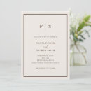 Search for brown white invitations Rustic