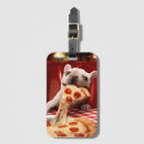 Search for humour luggage tags Pizza