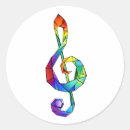 Search for melody stickers Treble clef