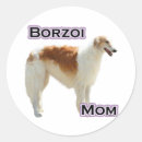 Search for wolfhound stickers Borzoi