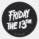 Search for fridays stickers Friday the 13th