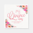 Search for pink floral napkins Party