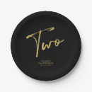 Search for black and gold paper plates Chic