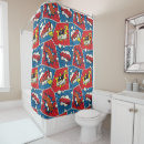 Search for superhero shower curtains Comic book