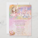 Search for princess is on her way invitations Pink and gold