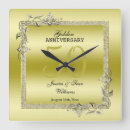 Search for golden wedding anniversary clocks Couple