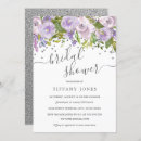 Search for purple and silver bridal shower Glitter