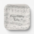 Search for music notes paper plates Elegant