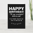 Search for daughter and son in law thank you cards For him