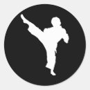 Search for karate silhouette stickers Self defence