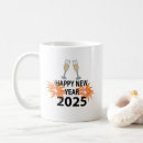 Search for new years party mugs Typography