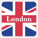 Search for british square stickers Union jack