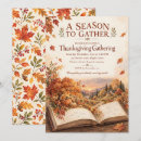 Search for gathering seasonal invitations Autumn dinner party