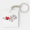 Search for scroll key rings Heart
