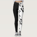 Search for half black half white leggings For her