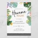Search for havana birthday invitations Night in havana