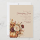 Search for thanksgiving invitations Floral