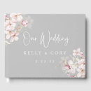 Search for cherry blossom wedding guest books Pink