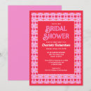 Search for valentine bridal shower invitations Pink red