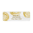 Search for faux rose gold return address labels Foil