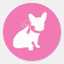 Search for pink french bulldog stickers Puppy