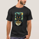 Search for starry night cat tshirts Cat eating ramen