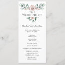 Search for boho wedding programmes Bridal party