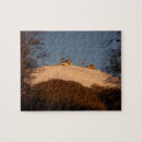 Search for snow skiing puzzles Sunset