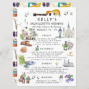 Search for new orleans hens party invitations Watercolor